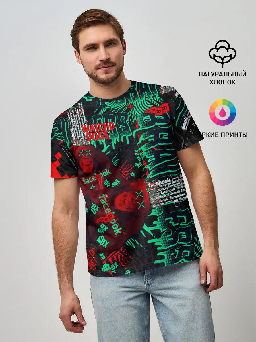 Мужская базовая футболка / Watch Dogs: Legion
