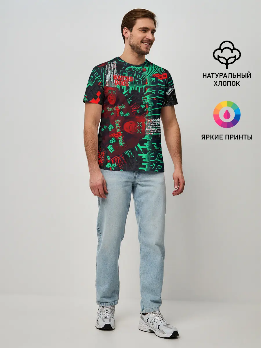 Мужская базовая футболка / Watch Dogs: Legion