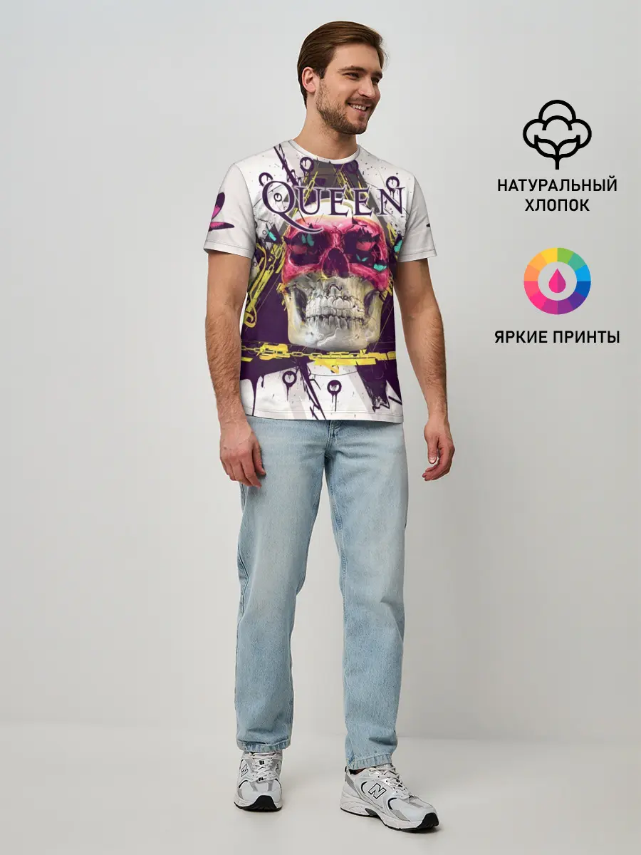 Мужская базовая футболка / Queen