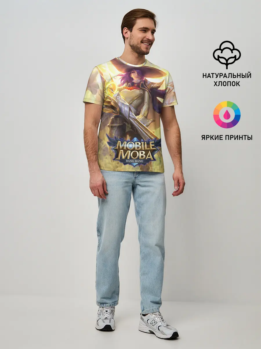 Мужская базовая футболка / Mobile legends