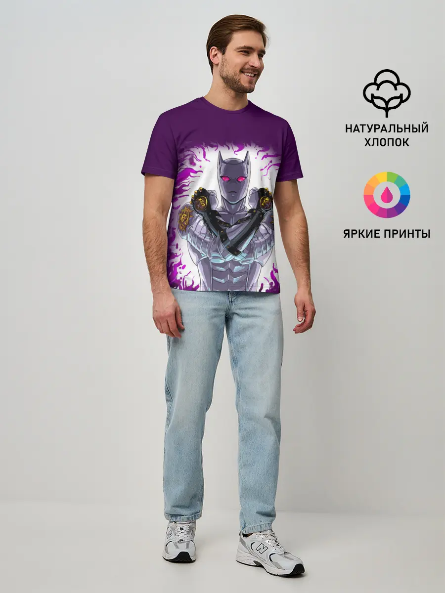 Мужская базовая футболка / JJBA Killer Queen