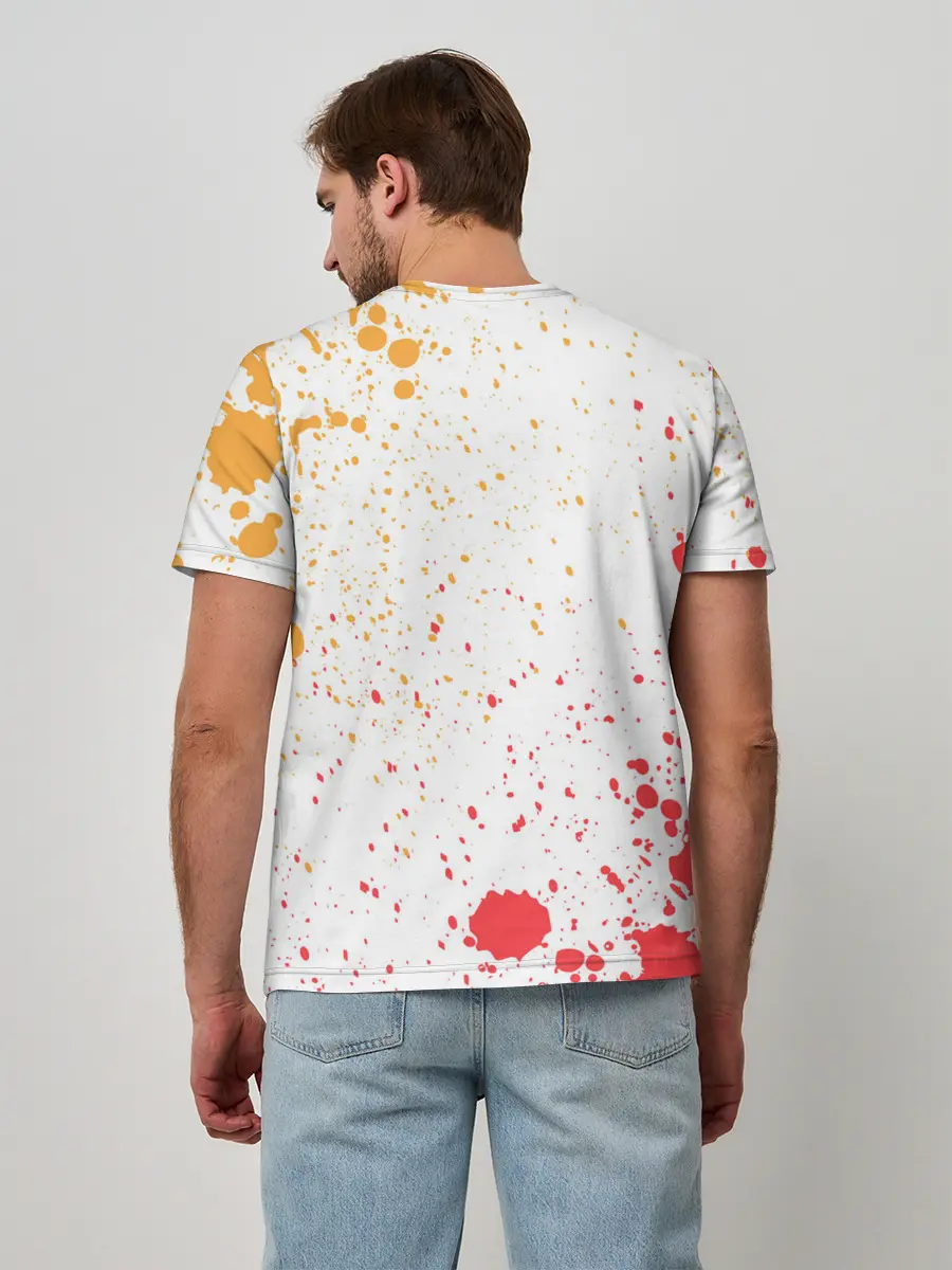 Мужская базовая футболка / Pop It - Rocket - Paint