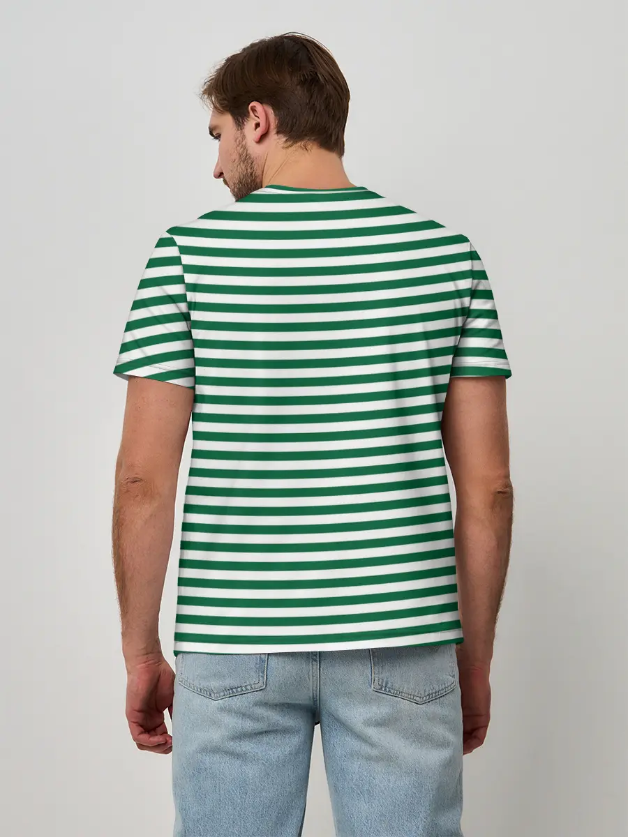 Мужская базовая футболка / Тельняшка пограничных войск