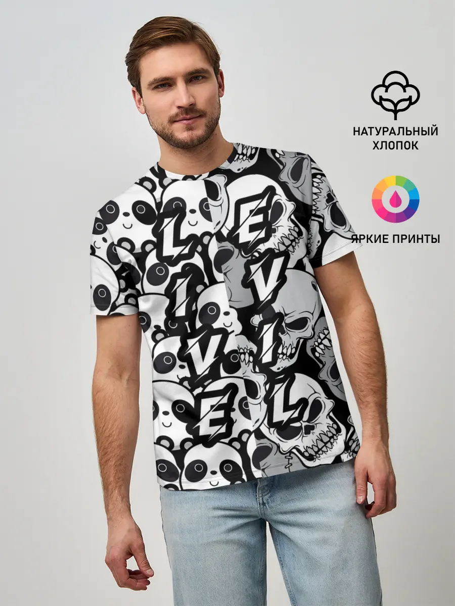 Мужская базовая футболка / LivEvil