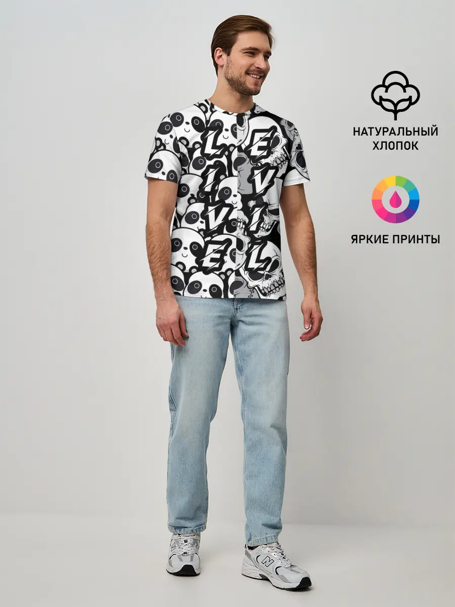Мужская базовая футболка / LivEvil