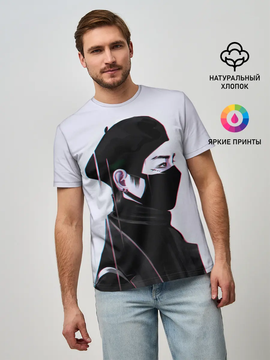 Мужская базовая футболка / BTS