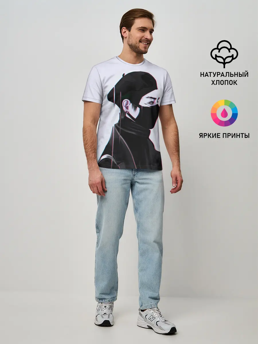 Мужская базовая футболка / BTS