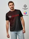 Мужская базовая футболка / TOYOTA / ТОЙОТА