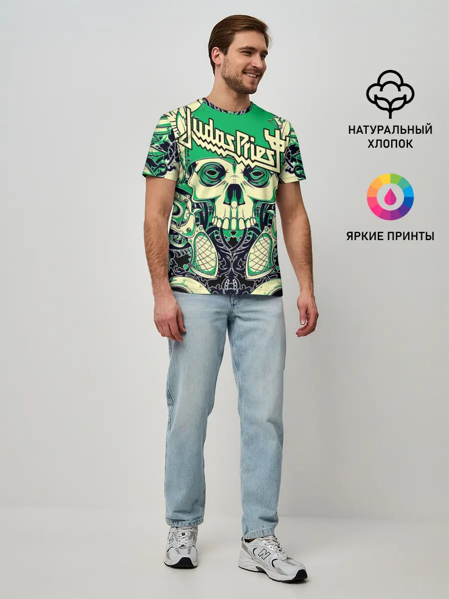 Мужская базовая футболка / JUDAS PRIEST | ДЖУДАС ПРИСТ