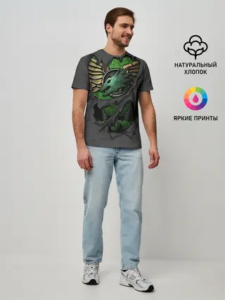 Мужская базовая футболка / Доспехи Саламандр