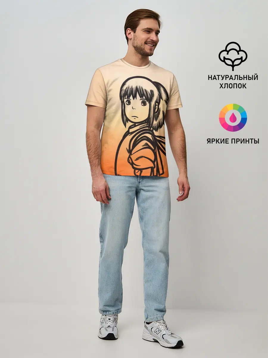 Мужская базовая футболка / Тихиро Огино