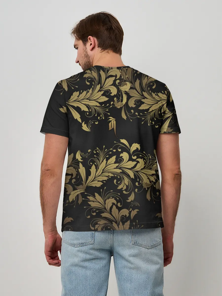 Мужская базовая футболка / Gold P. - 36577512ik