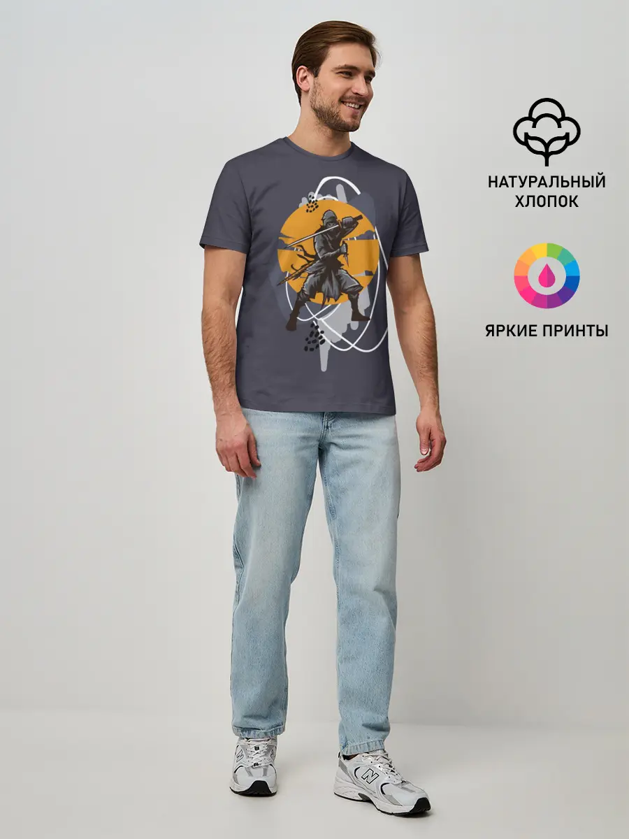 Мужская базовая футболка / Ниндзя