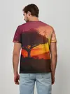 Мужская базовая футболка / СОЛНЦЕ НАД АФРИКОЙ