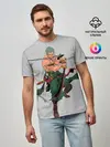Мужская базовая футболка / Арт Ророноа Зоро, One Piece