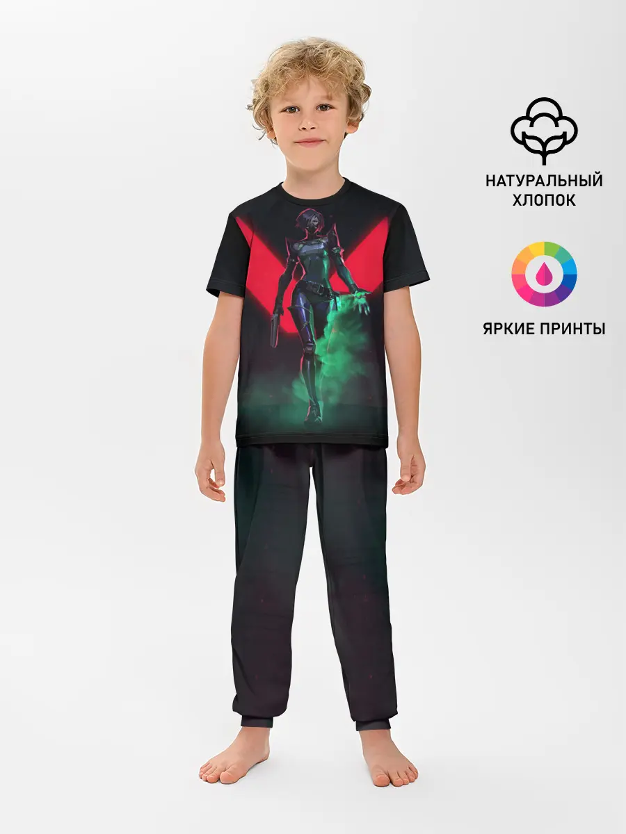 Детская пижама с брюками / Viper Valorant