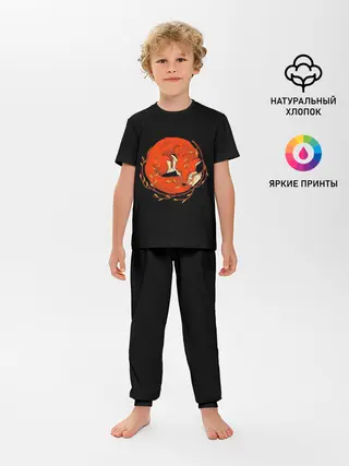 Детская пижама с брюками / Лиса