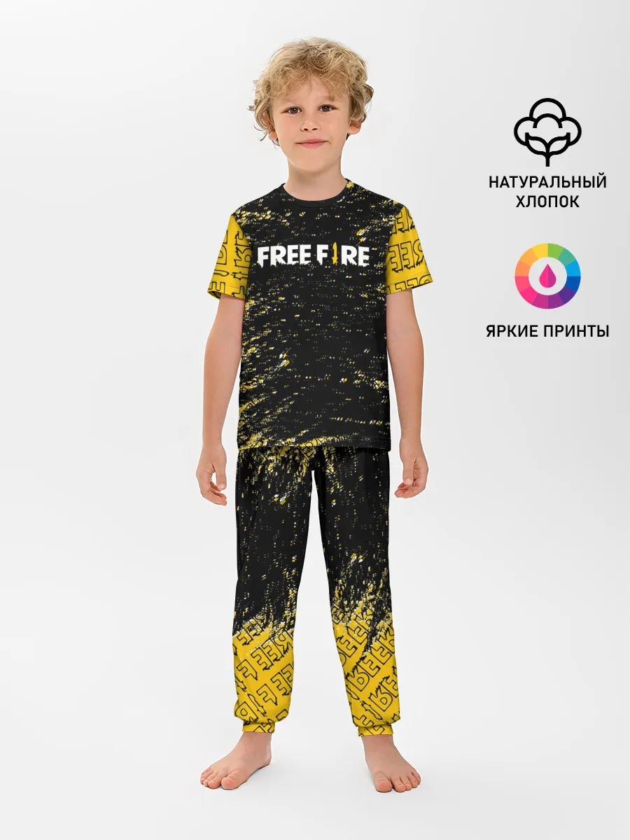 Детская пижама с брюками / garena | free fire,