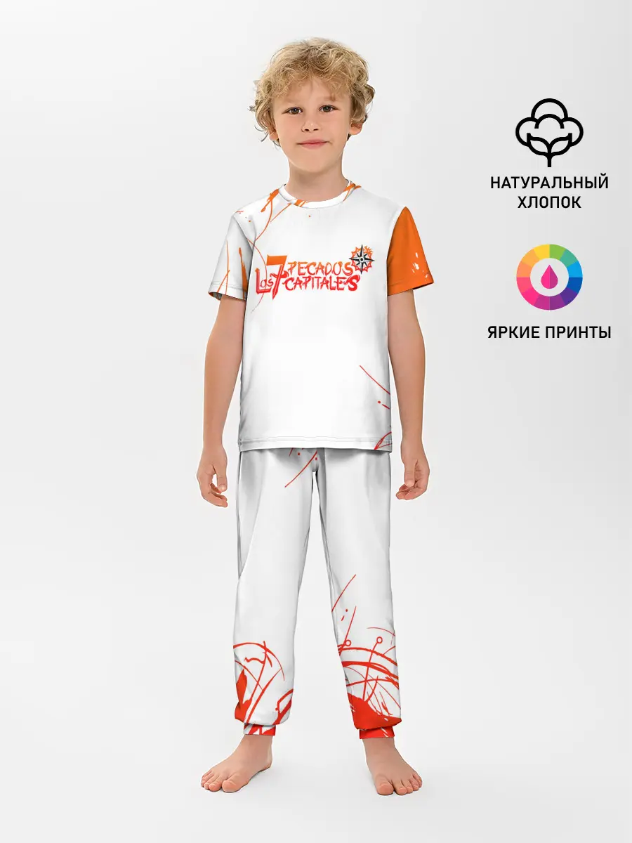 Детская пижама с брюками / Nanatsu no Taizai logo