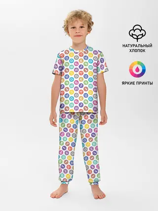 Детская пижама с брюками / Знаки Зодиака