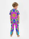 Детская пижама с брюками / Неоновый фрактал