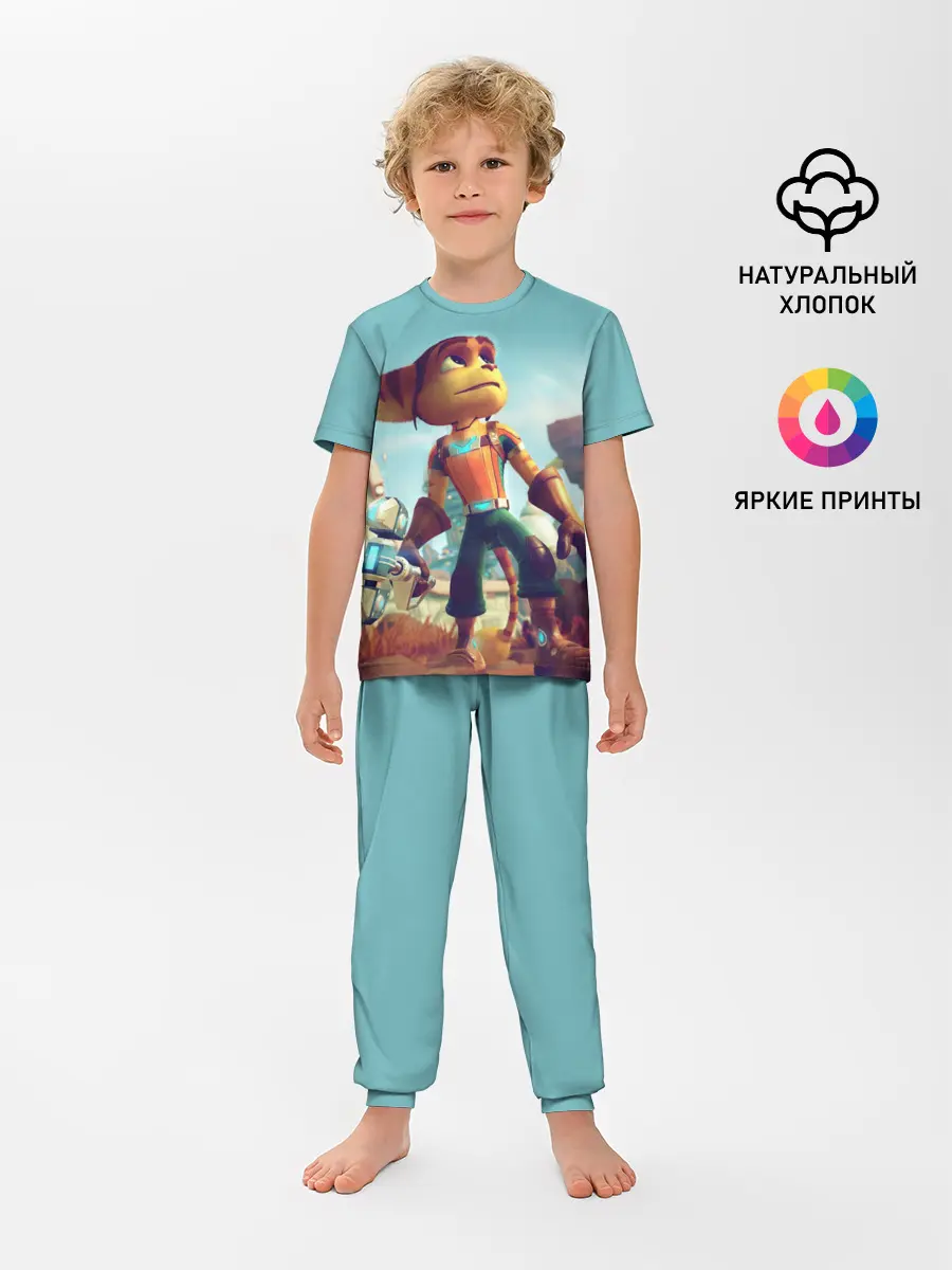 Детская пижама с брюками / Ratchet and Clank