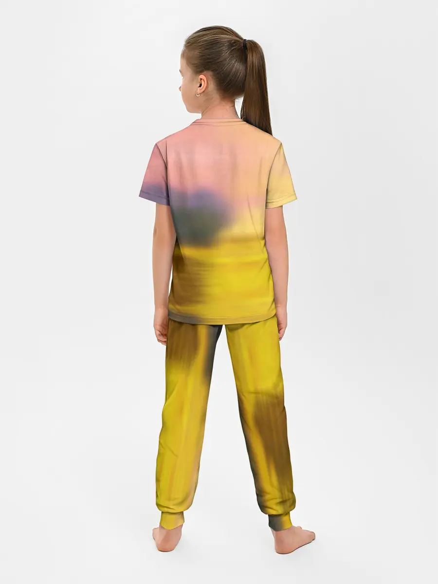 Детская пижама с брюками / Дракончик на берегу озера