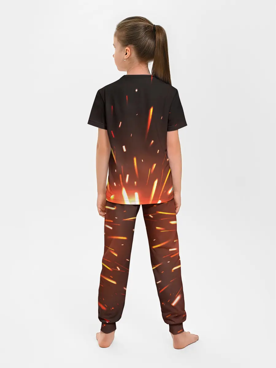 Детская пижама с брюками / Скелет из Вальхейма