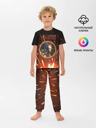 Детская пижама с брюками / Скелет из Вальхейма
