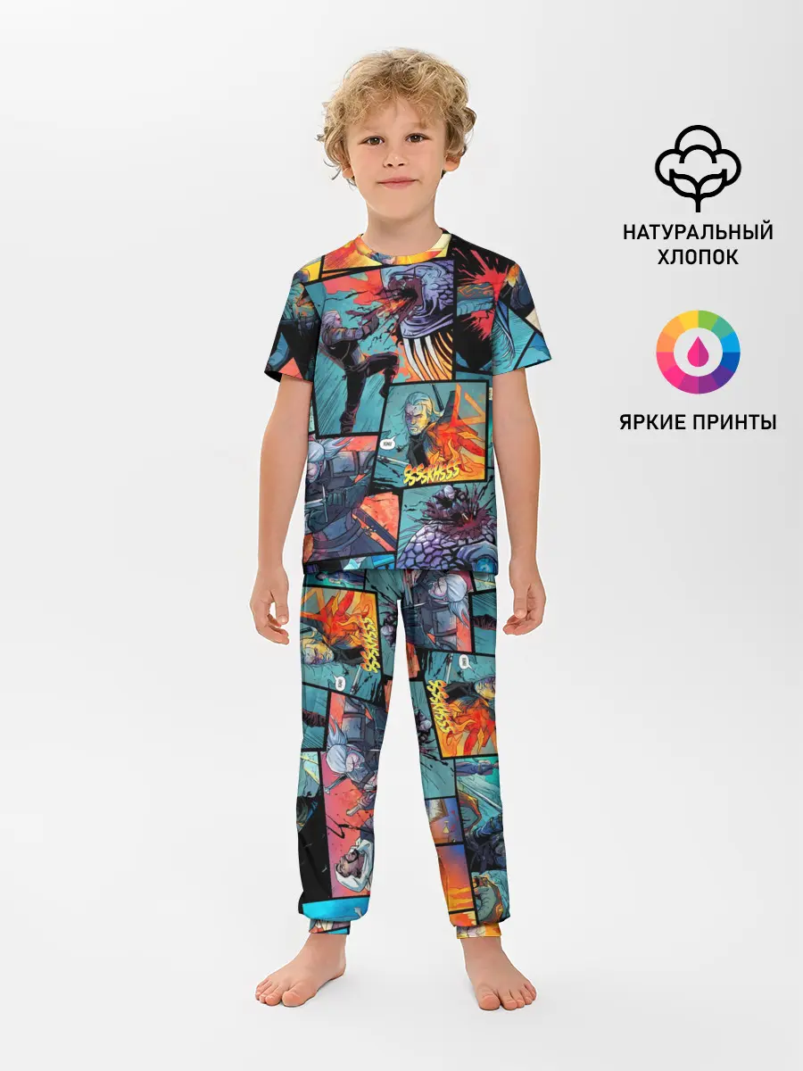 Детская пижама с брюками / Ведьмак / The Witcher