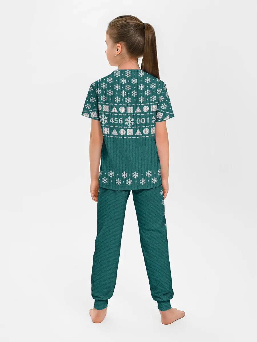 Детская пижама с брюками / Орнамент Ojingeo geim