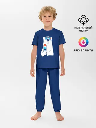 Детская пижама с брюками / Мишка