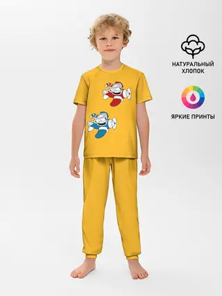 Детская пижама с брюками / CUPHEAD