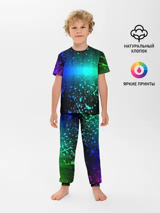 Детская пижама с брюками / Neon
