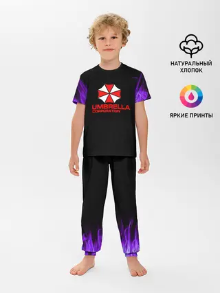 Детская пижама с брюками / resident evil