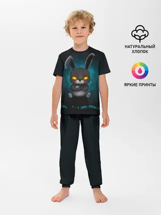 Детская пижама с брюками / NEON HARE
