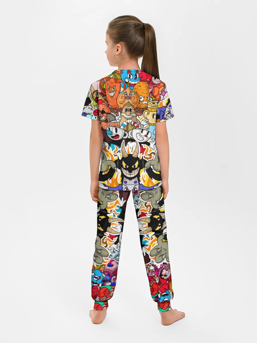 Детская пижама с брюками / CUPHEAD