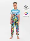Детская пижама с брюками / Палитра сноуборд