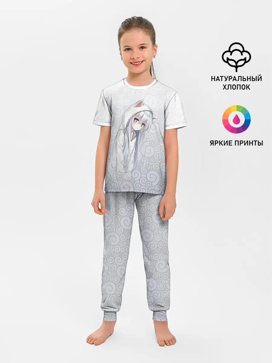 Детская пижама с брюками / Cat-girl