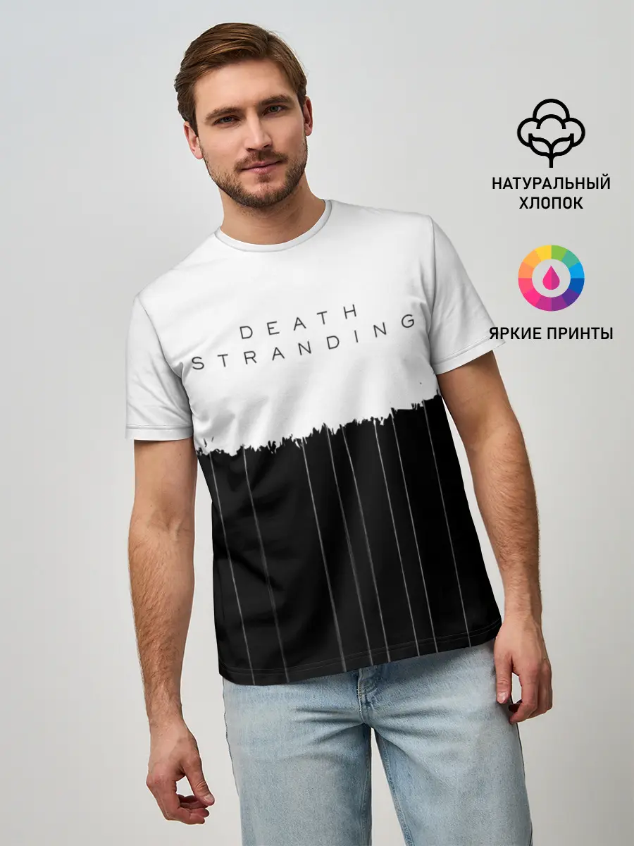 Мужская базовая футболка / DEATH STRANDING