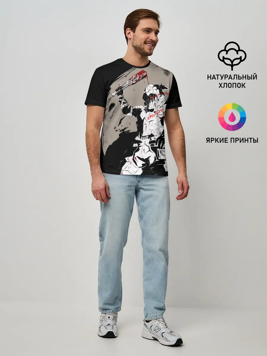 Мужская базовая футболка / Goblin Slayer killer