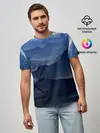Мужская базовая футболка / Горный массив
