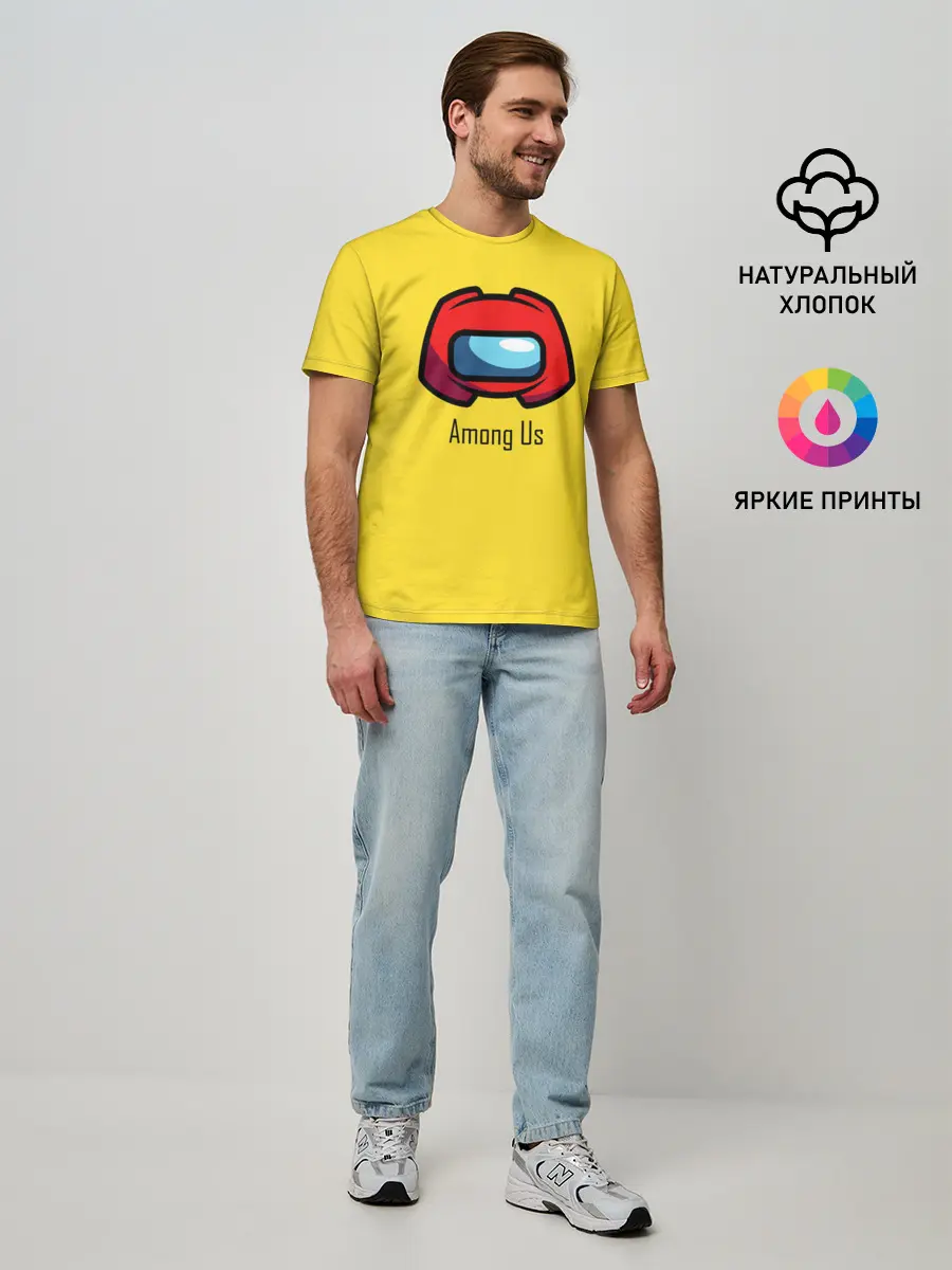 Мужская базовая футболка / Among Us|LoGo