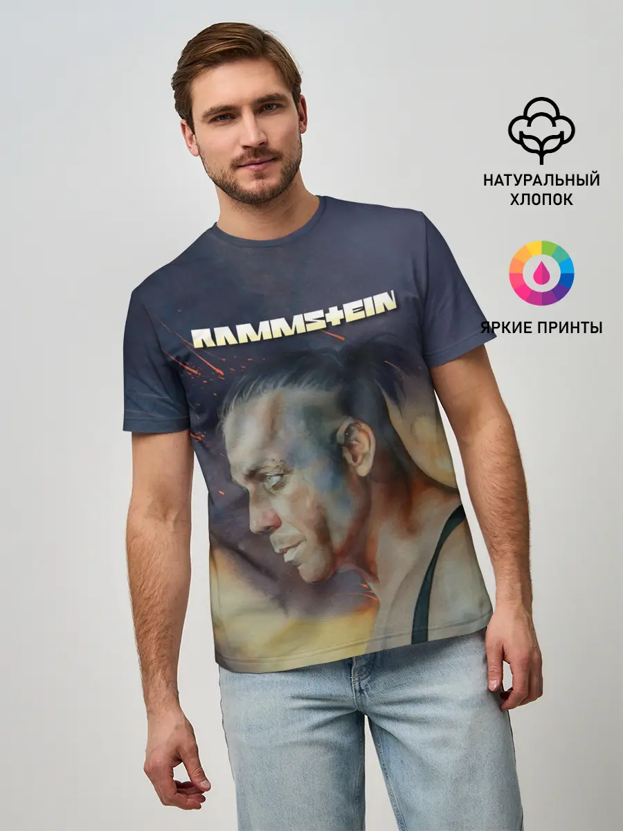 Мужская базовая футболка / Rammstein