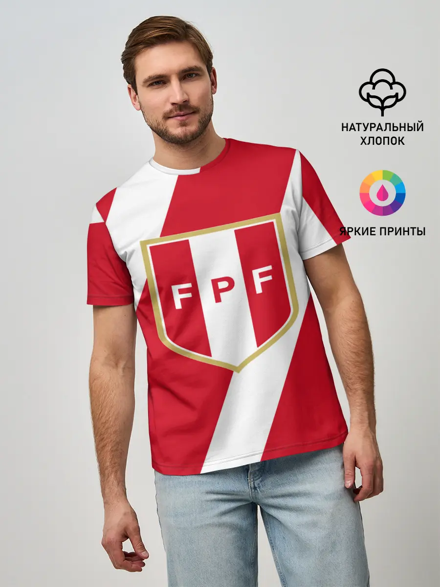 Мужская базовая футболка / Сборная Перу