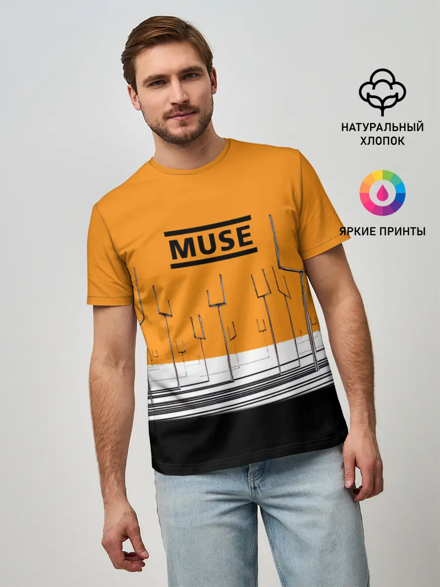 Мужская базовая футболка / Muse