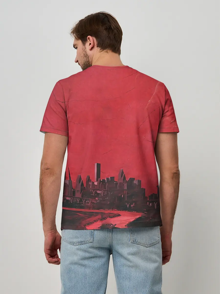 Мужская базовая футболка / Тревис на концерте