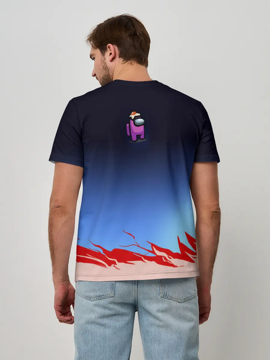 Мужская базовая футболка / Among UsEtow