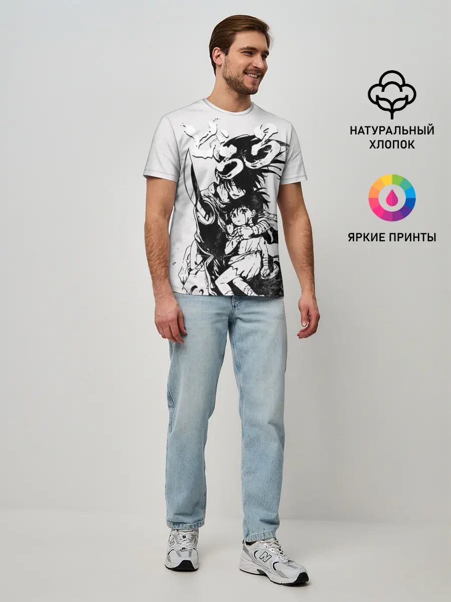 Мужская базовая футболка / Хяккимару и Дороро