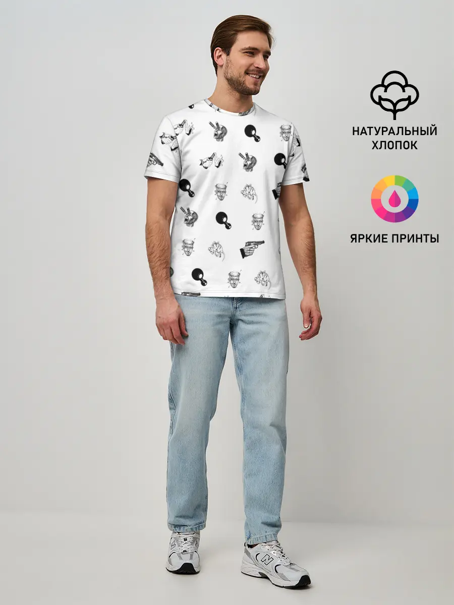 Мужская базовая футболка / Кровосток | Паттерн